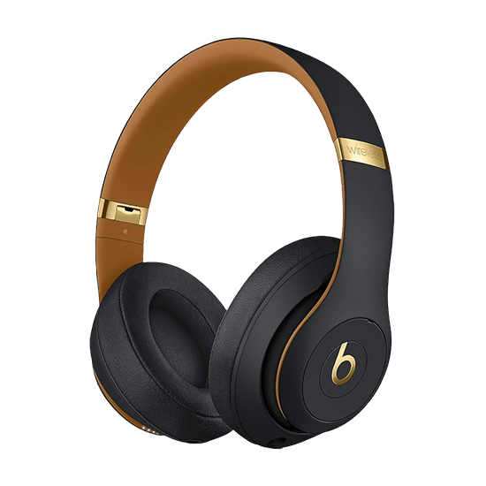 Beats Studio 3 Wireless Bluetooth Headphones (Over Ear) - Midnight Black