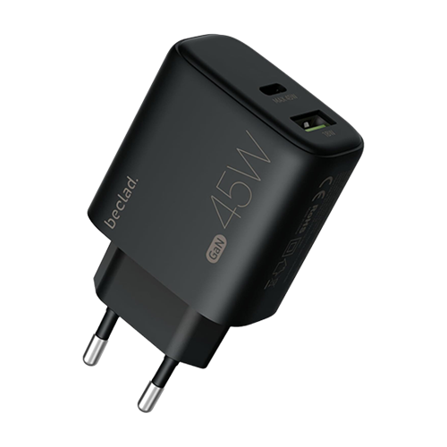  Beclad 45W Adapter USB-C + A Port (prod. by Samsung) - Black