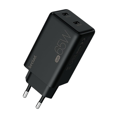 Beclad 65W Adapter USB-C 2 Port (prod. by Samsung) - Black
