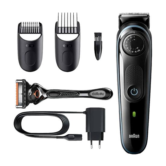 Braun BT5340 Beard Trimmer 5 + 2 Hair Clipper with Gillette Fusion5 ProGlide