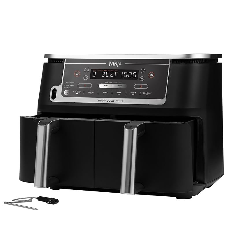 Ninja Foodi AF451 airfryer Max Dual Zone inkl. termometer