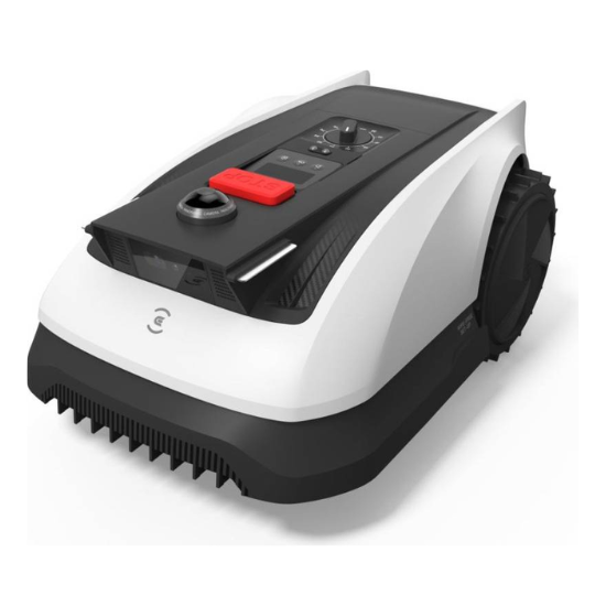 Ecovacs GOAT O500 Panorama Robot plæneklipper Batteri Sort, Hvid