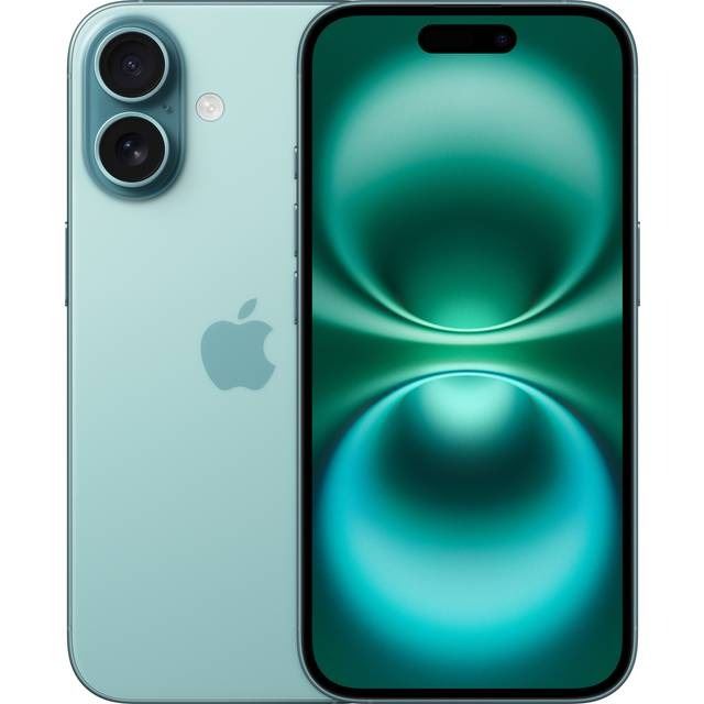 Apple iPhone 16 Plus (128GB/Teal) uden abonnement