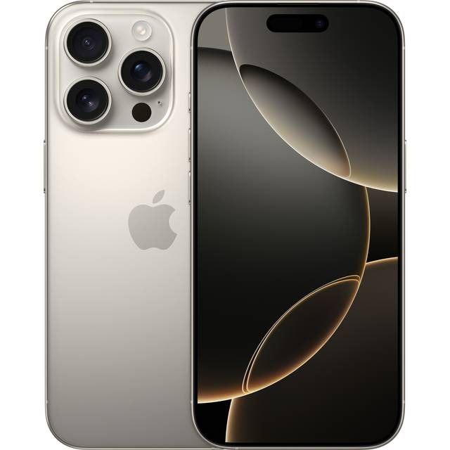 Apple iPhone 16 Pro (512GB/Natural Titanium) uden abonnement