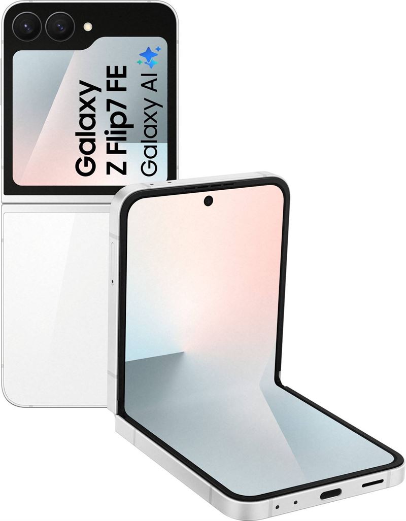 Samsung Galaxy Z Flip7 FE 5G (256GB/White) uden abonnement