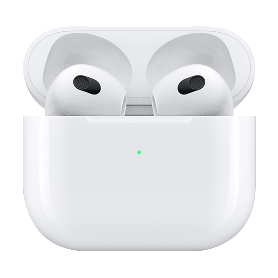 Apple AirPods 3rd gen (2022) trådløse høretelefoner med Lightning-etui (White)