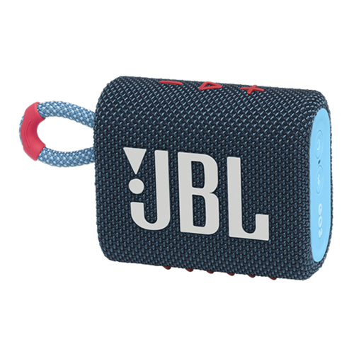 JBL Go 3 Bluetooth Speaker - Blue/pink