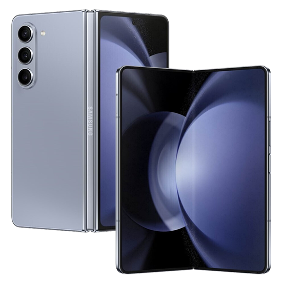 Se Samsung Galaxy Z Fold5 5G (256GB/Ice Blue) hos Salgsbutikken.dk
