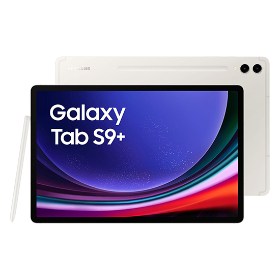 Se Samsung Galaxy Tab S9 Plus 5G (512GB/Beige) hos Salgsbutikken.dk